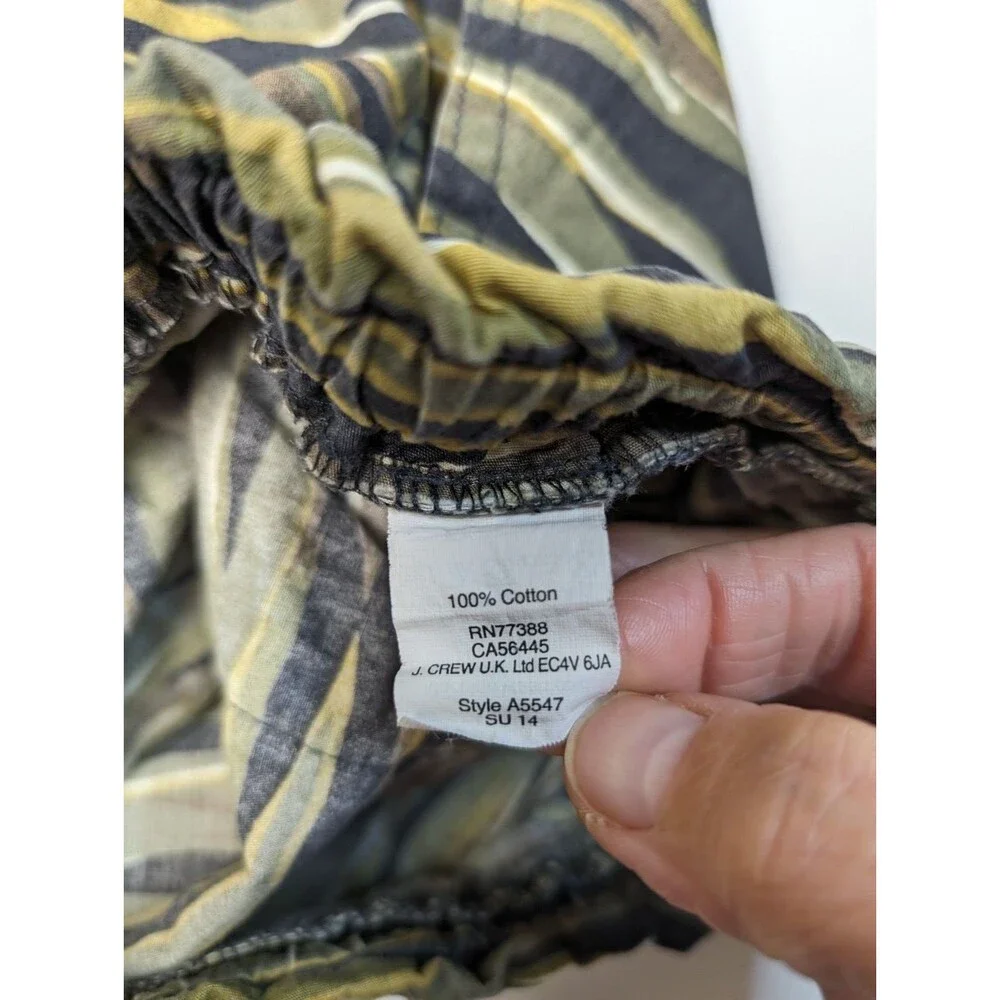 Madewell Size S Camo Print Shorts Drawstring Lightweight Pockets Elastic Waist